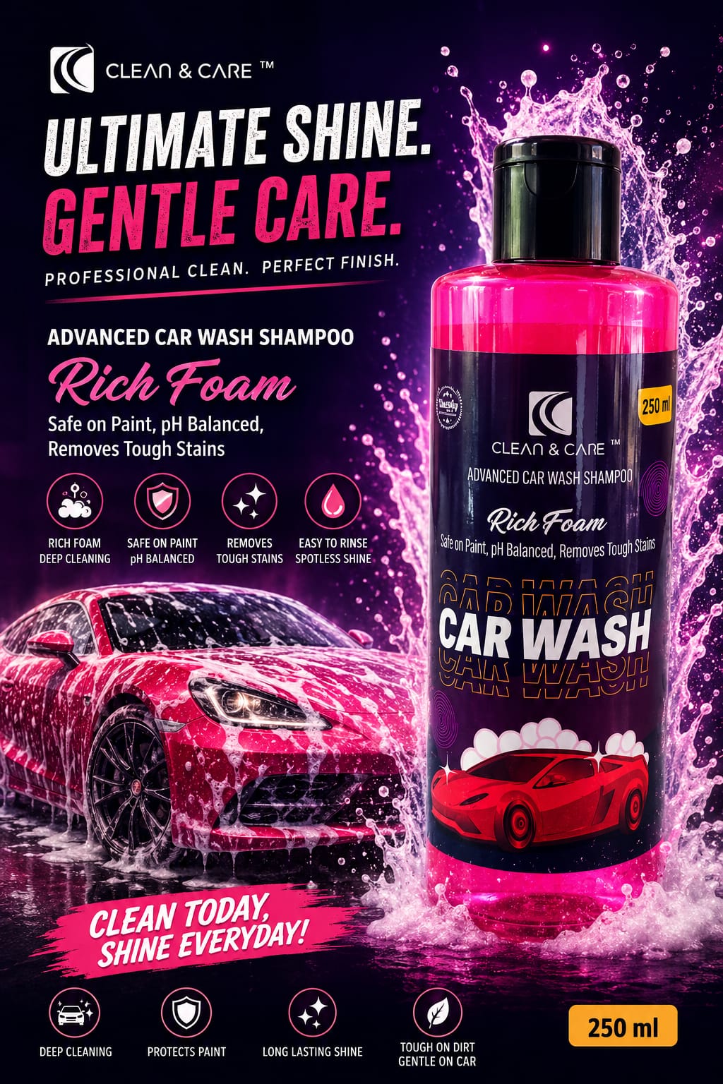 CARWASH SHAMPOO ( 250 ML )